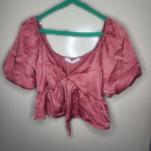 Elegant Pink Women's Top